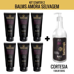 KIT STARTER 2 - BALMS AMORA SELVAGEM - BARBOTERAPIA